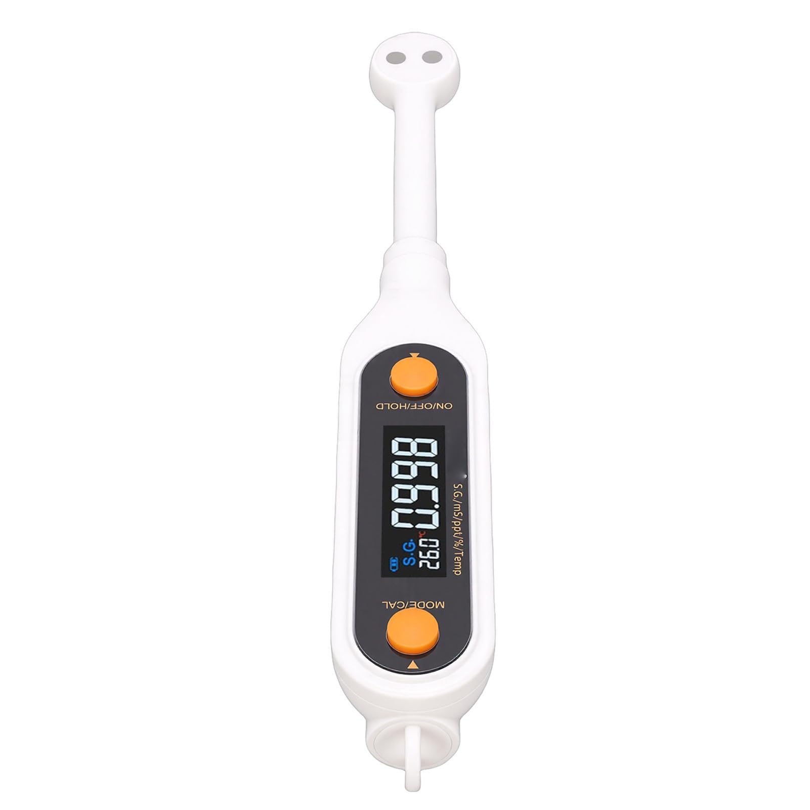 Naroote Tester Digitale di Salinità Alimentare 5 in 1, Misuratore Elettronico di Salinità da Cucine, Supporta La Misurazione di Tds, Ec, S. Temperatura, per Zuppe di Carne
