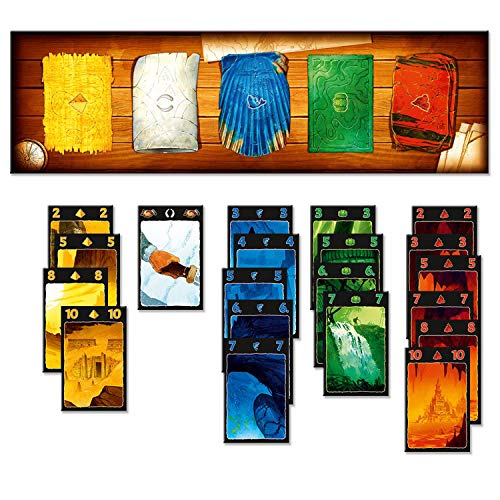 Kosmos 694135 Lost Cities - Das Duell, spannendes Brettspiel, Abenteuerspiel für 2 Personen ab 10 Jahre, Familienspiel… – Bild 5