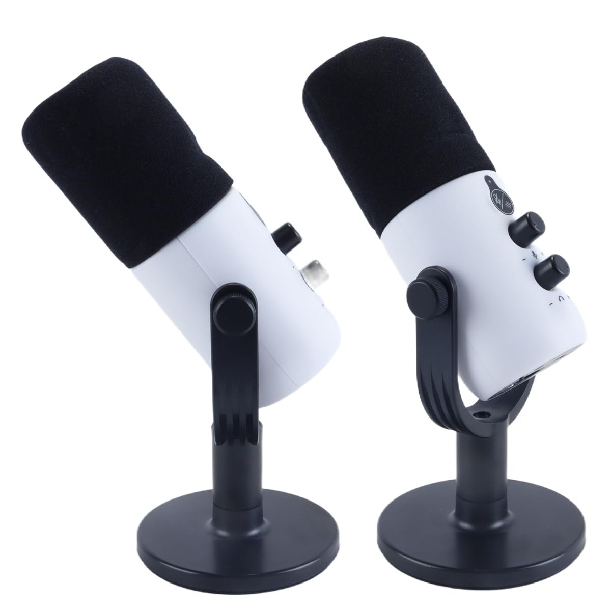 Microfono dinamico da gioco USB/XLR per registrazione podcast, streaming di giochi su PC e computer con jack per cuffie, supporto da tavolo