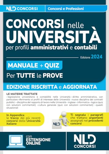 Concorsi nelle Università. Profili amministrativi e contabili. Manuale completo + Quiz