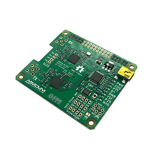 DECDEAL V1.3 MMDVM HS Placa de hotspot duplex com chapéu duplo e 2 pcs Suporte de antena P25 DMR YSF
