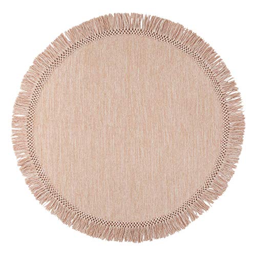 フランフラン ルリリア ラグ ピンク Φ1300