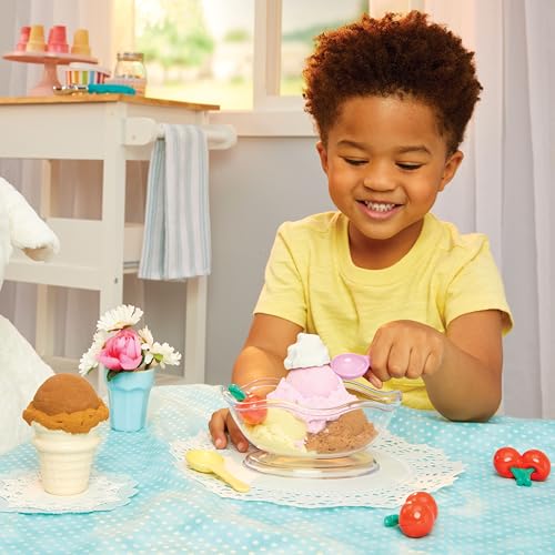 Little Tikes Creative Chefs Ice Cream Kit with Make-It Mix Play Sand, 20 Accessories, Realistic Pretend Play Set, Boys, Girls, Ages 3+ - image 6