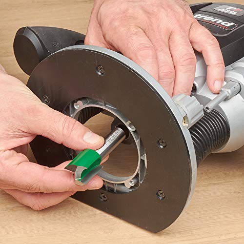 Trend CraftPro Straight Two Flute Router Cutter, 1/2 Inch Shank, 22mm Cut Diameter & 25mm Cut Length, Tungsten Carbide Tipped - Image 4
