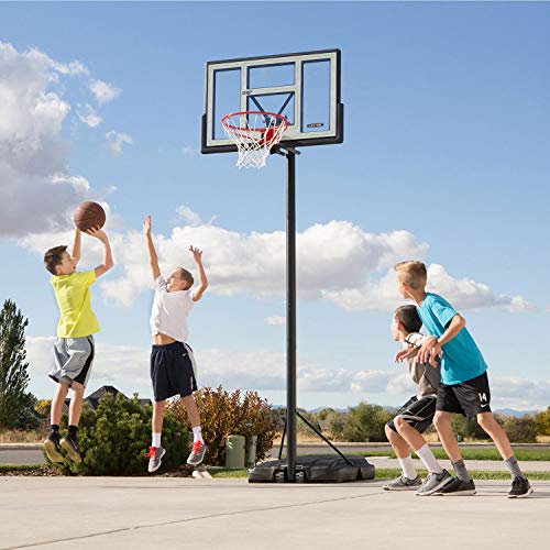 Lifetime 081483004709 Pro Court Height Adjustable Portable Basketball System, 44 Inch Polycarbonate Backboard thumb #4