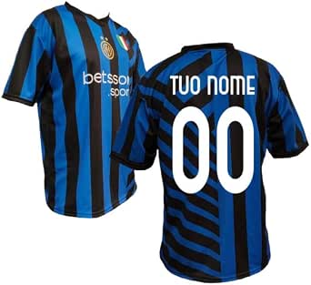 Maglia Italia Replica Ufficiale Personalizzabile – Azzurra, Bambino E Adulto, 100% Poliestere, Made In Italy, Con Nome E Numero