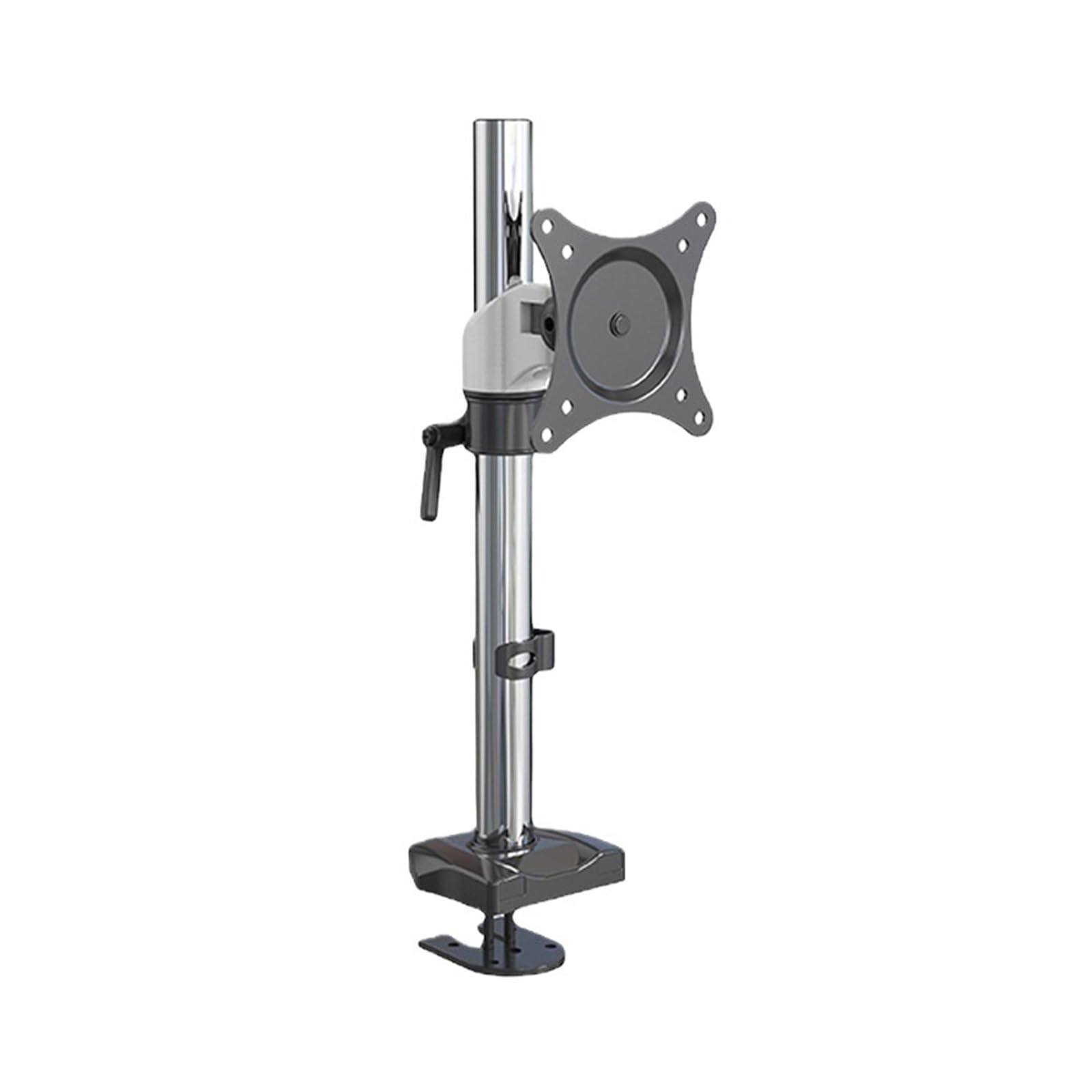 Computer monitor stand height adjustment base