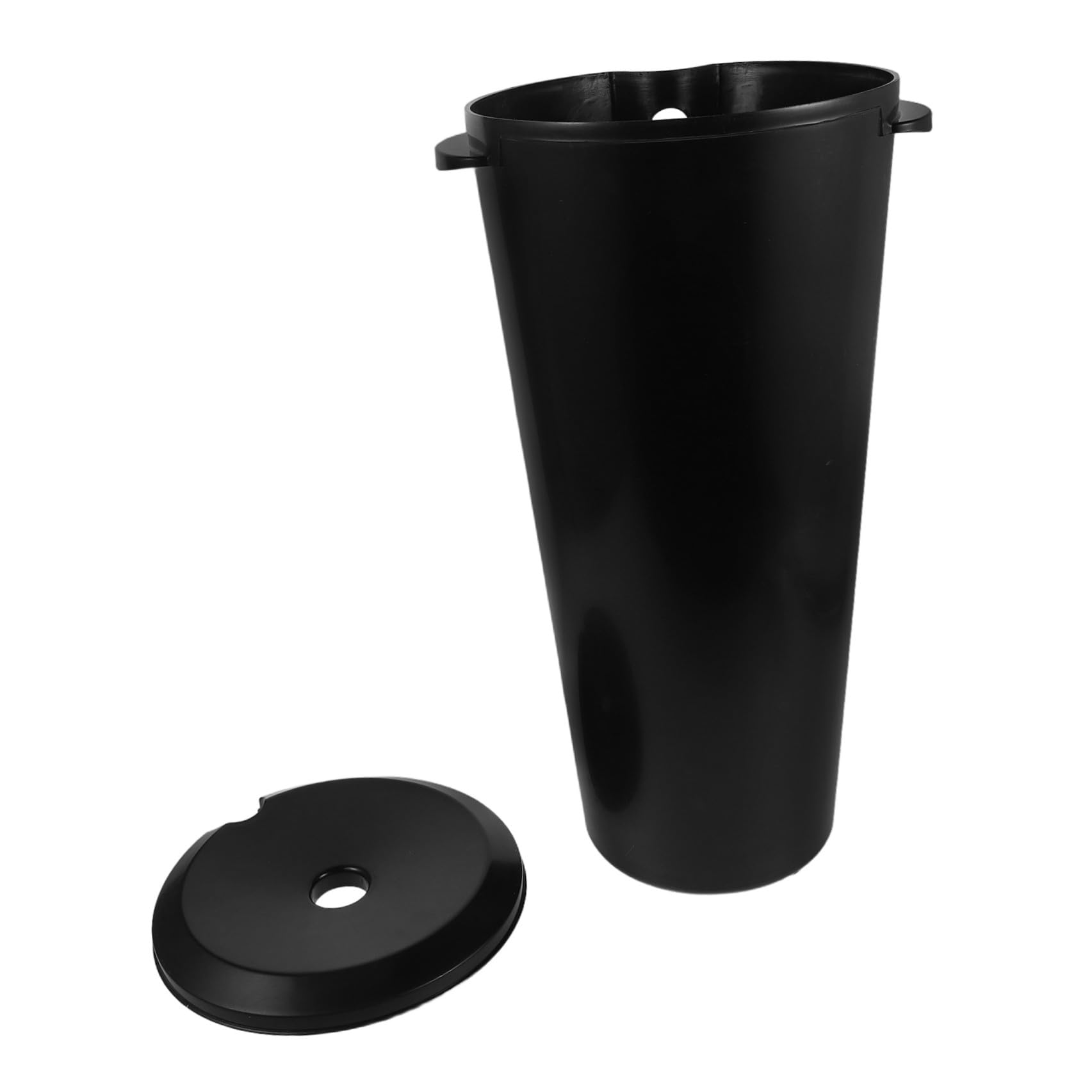 UKCOCO Lavacabezas y Fácil Drenaje Portátil de Plástico Negro con Capacidad de 15l, Diseño Ligero para Uso en Casa y Viajes
