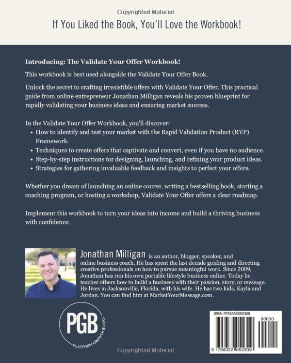 The Validate Your Offer Workbook: A 28-Day Profit Blueprint to Sell Before You Create and Turn Ideas into Income as a Writer, Coach, or Speaker (Your Message Matters Series) - Image 2