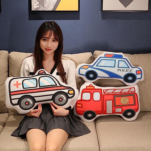 Xitbyja Boys Pillow Fire Truck Toy Squishy Plush Boys Decorative Throw Pillows Truck Plush Truck Pillow Couch Bed Living Room Kids Bedroom Decor For Boys 19.6 Inch #TOP2