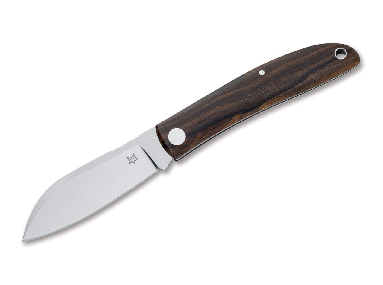 Fox Knives Unisex – Erwachsene Fox LIVRI ZICROTE, braun, 15,5 cm