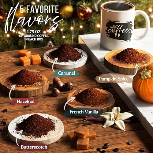 Coffee Gift Set with Mug & Flavors