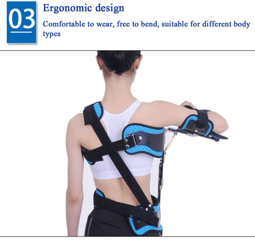 Inmovilizador De Hombro Ajustable, Soporte para Codo, Cabestrillo para Brazo, Ortesis De Abducción De Hombro para Fracturas Y Dislocaciones, Soporte para Fijación De Hombro.