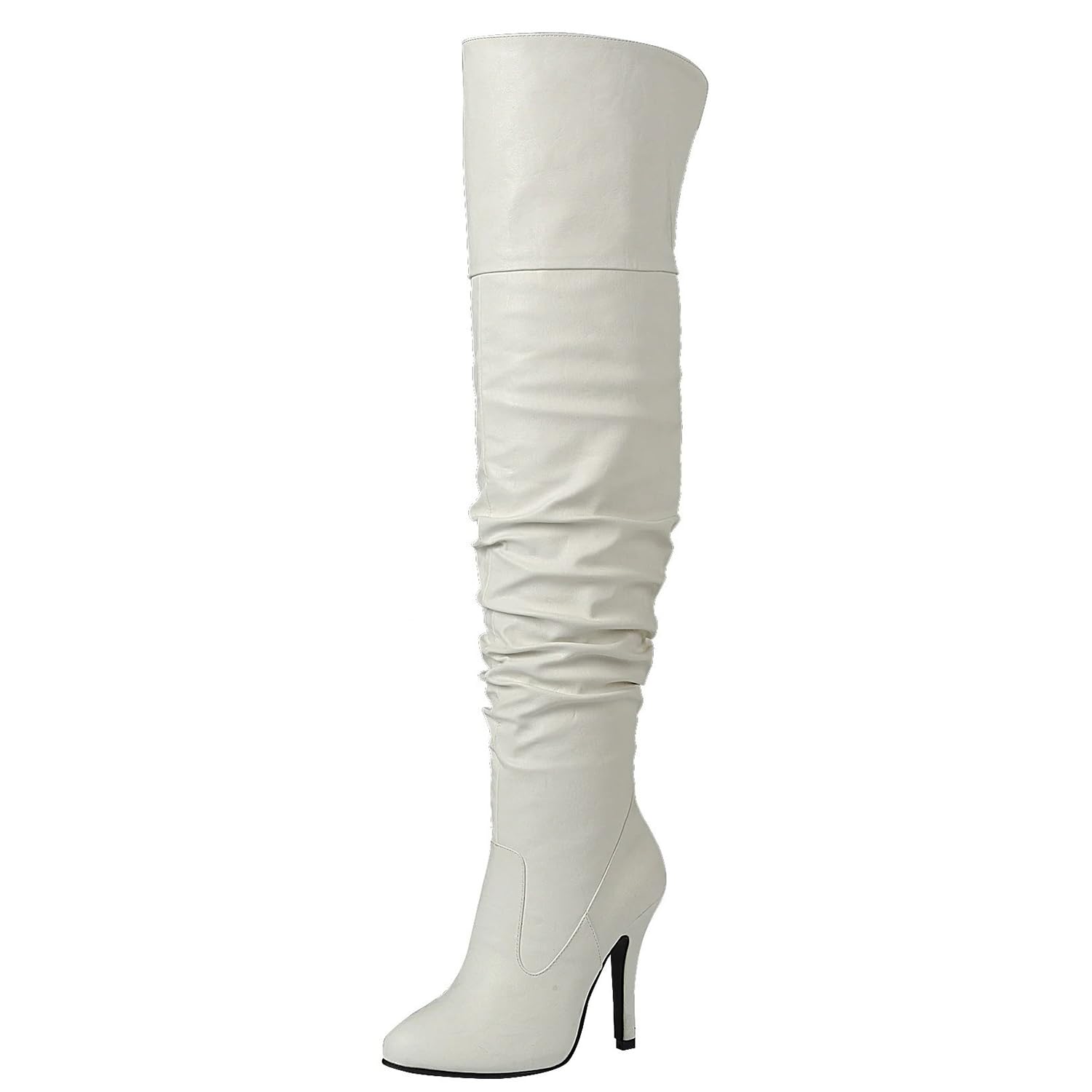 Forever Link Focus-33 36 Womens Fashion Stylish Pull On Over Knee High Sexy Boots