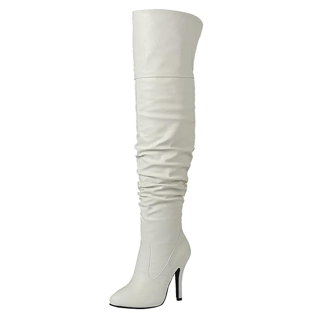 Forever Link Focus-33 36 Womens Fashion Stylish Pull On Over Knee High Sexy Boots
