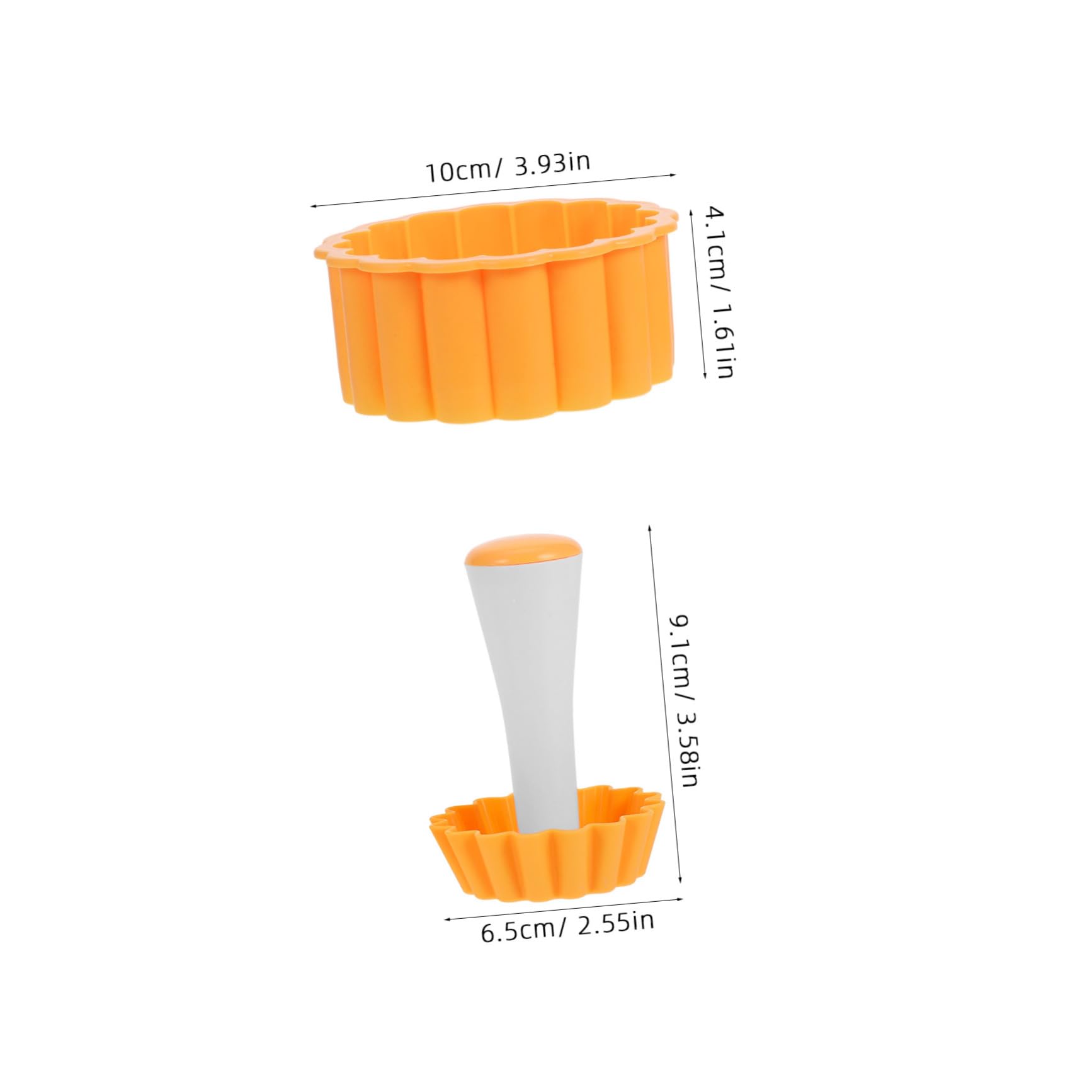 BRIGHTFUFU Tart Pans Non Stick Fluted Tart Mold with Tamper for Baking Tart Shells Fruit Tarts Cheesecakes and Muffins for Creative Baking and Dessert