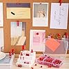 200 Pieces Push Pins, 5 Style Red Thumb Tacks Decorative Push Pins for Cork Board Office Wall Bulletin Board Craft Project Home Supplies #2