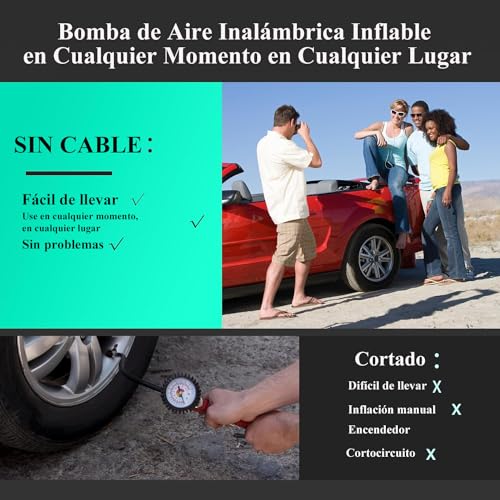 Herramientas Automotrices, Tools mini compresor aire auto Marca WTDD (2)