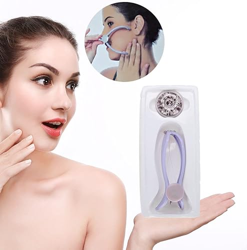 Miniatura 8 de Eliminación de enhebrado de vello facial, depiladora facial púrpura, depiladora de enhebrado, depiladora ABS cómoda para mujeres (paquete de