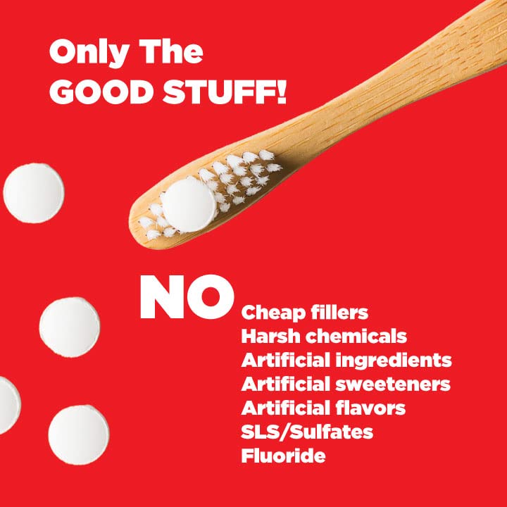 Image of Chomp Super Whitening Toothpaste Tablets with Nano Hydroxyapatite