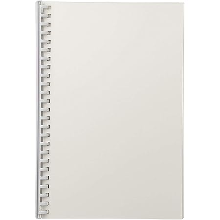 Amazon 無印良品 ポリプロピレンカバー台紙に書きこめるアルバム フリー台紙 タイプ 15枚 30ページ 白 文房具 オフィス用品 文房具 オフィス用品