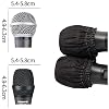 Namvo 100Pcs Disposable Microphone Cover Mic Cover Protective Cap, Non-Woven Microphone Cover Windscreen for KTV Recording Room News Gathering #2