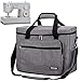 HOMEST Universal Sewing Machine Case with Multiple Pockets for Sewing Notions, Tote Bag Compatible with Singer Quantum Stylist 9960, Singer Heavy Duty 4423, Grey (Patent Design)