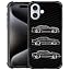 Black White Vector Car Design Art