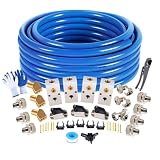 Shop Air Line Kit Compressed Air Piping System 1/2'×150'&260' HDPE Air Tubing Air Compressor Accessories