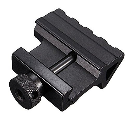Hoogou 3 Pcs 45 Degree 20Mm 4 Slots Offset Angle Rail Mount Picatinny Weaver Style For Mounting Flashlight Sight Black 3 Pack #TOP2