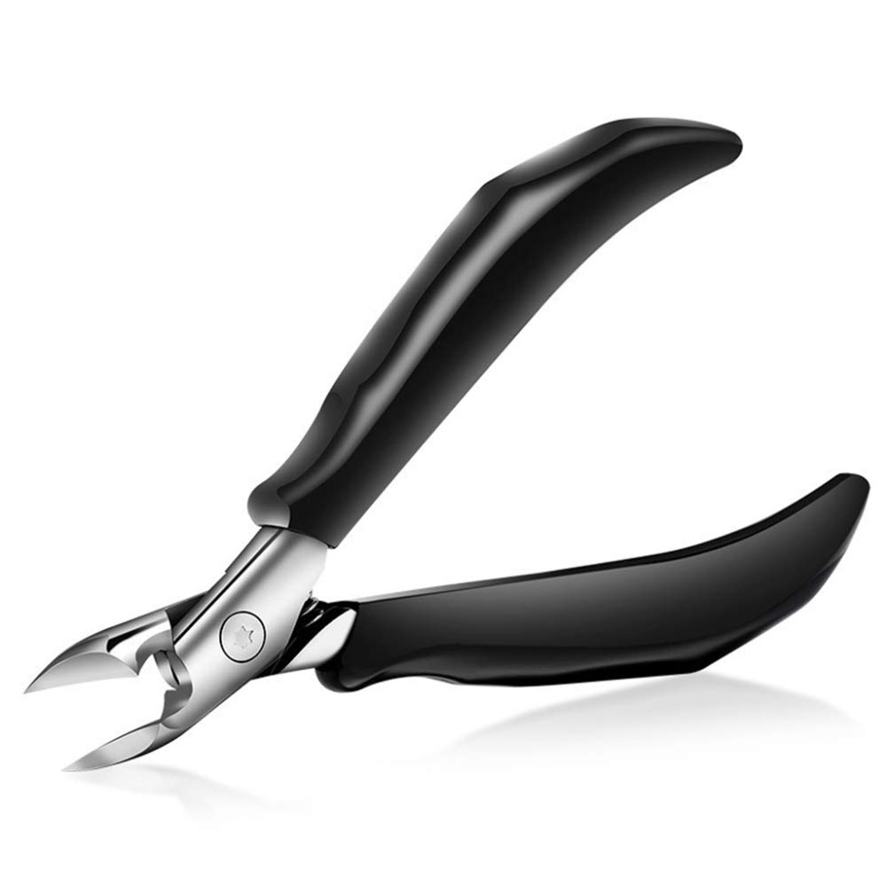 Zehennagelknipser Nagelknipser Nagelhautknipser, Präzisions-Zehennagelknipser for dicke oder eingewachsene Zehennägel, hochwertiger Zehennagelschneider aus Edelstahl, langer Griff, scharf und dehnbar