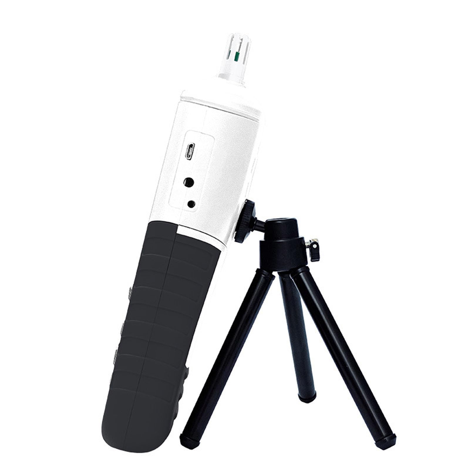 Detector de Radiación Nuclear, Monitor de Radiación de Contador Geiger ABS de 0 a 999,9 USv H, Detección de Rayos X Beta Gamma con Alarma de Luz Sonora para Uso Personal en Hospitales