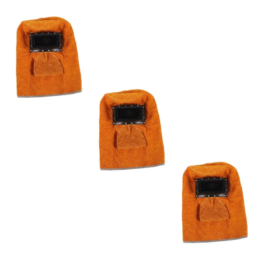 3 Piezas de soldadura Soldador automático oscurecimiento cascos de soldadura llave Sí de cuello para soldadura accesorios para campanas de soldadura Ante vacuno