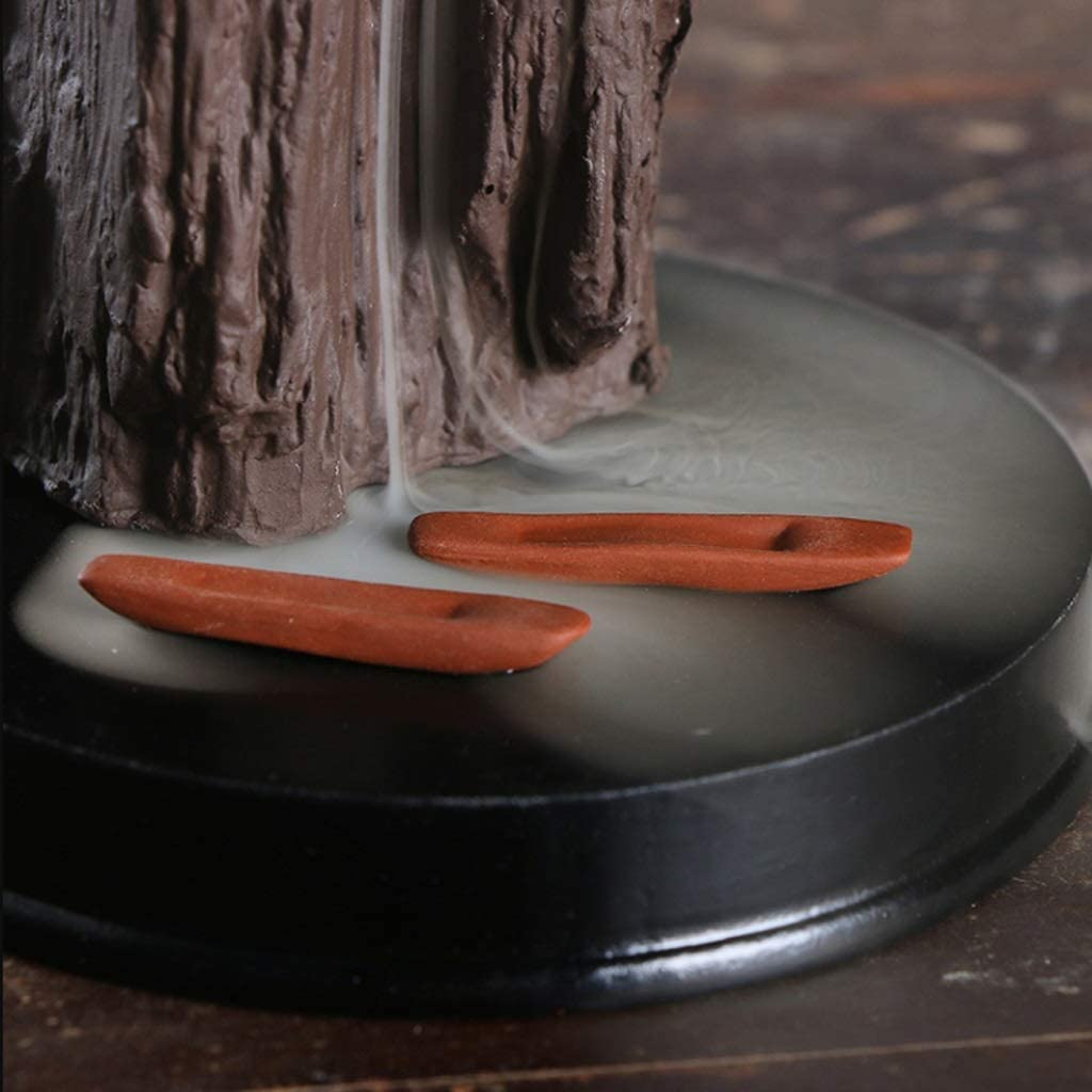 Porta Incenso Bruciatore Incenso Bruciatore Di Incenso A Cascata In Ceramica Con Riflusso Porta Incenso Home Decor Mountain Zen Incenso Portaincenso Per Famiglia