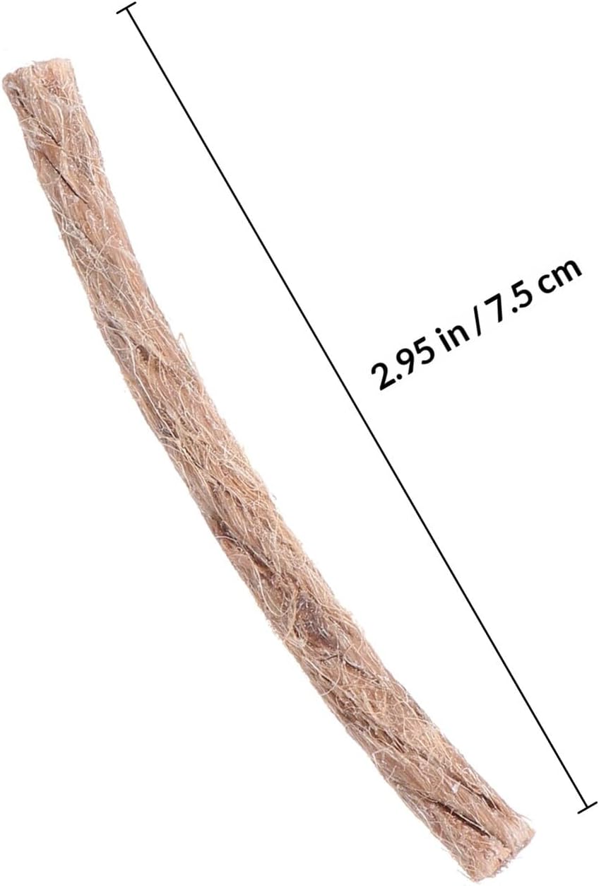 Survival Fire Starter Wick Rope 20pcs Beeswax Hemp Cord for Emergency Camping Outdoor Cooking and Hiking Kindling Rope Starter