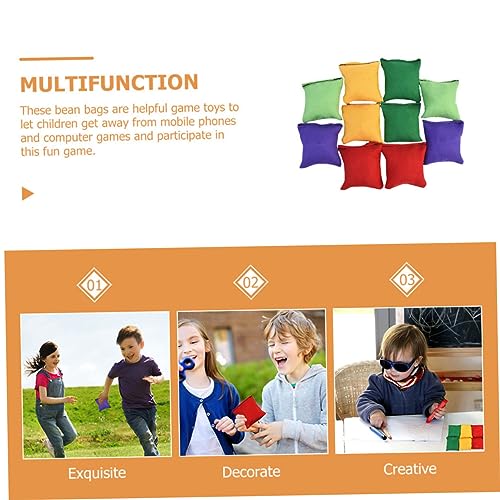 BRIGHTFUFU 5 Peças Sacos De Feijão Sacos De Areia Para Jogar Brinquedos De Jogo Ao Ar Livre Para Cri