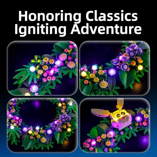 YEABRICKS LED Licht für Lego-40957 Frühlingskranz Bausteine Modell (Bausteine Set Nicht enthalten) – Ansicht 2