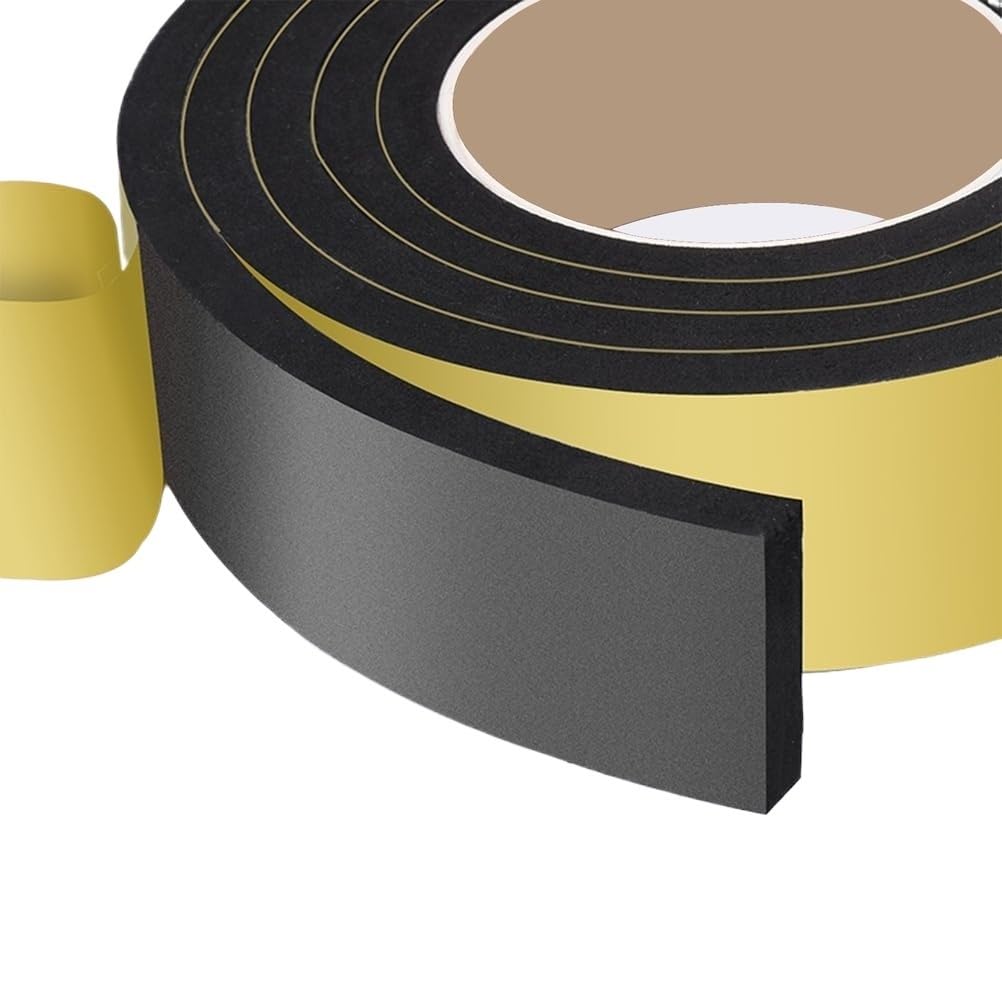 Bande de mousse adhésive 10m Ruban EPDM noir 10mm