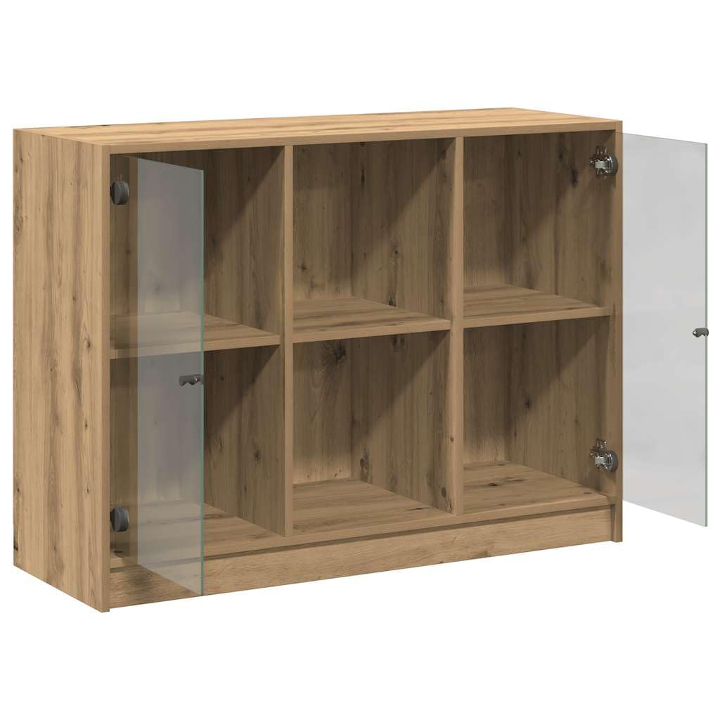 vidaXL Buffet chêne Artisanal 102x37x75,5 cm Bois d'ingénierie