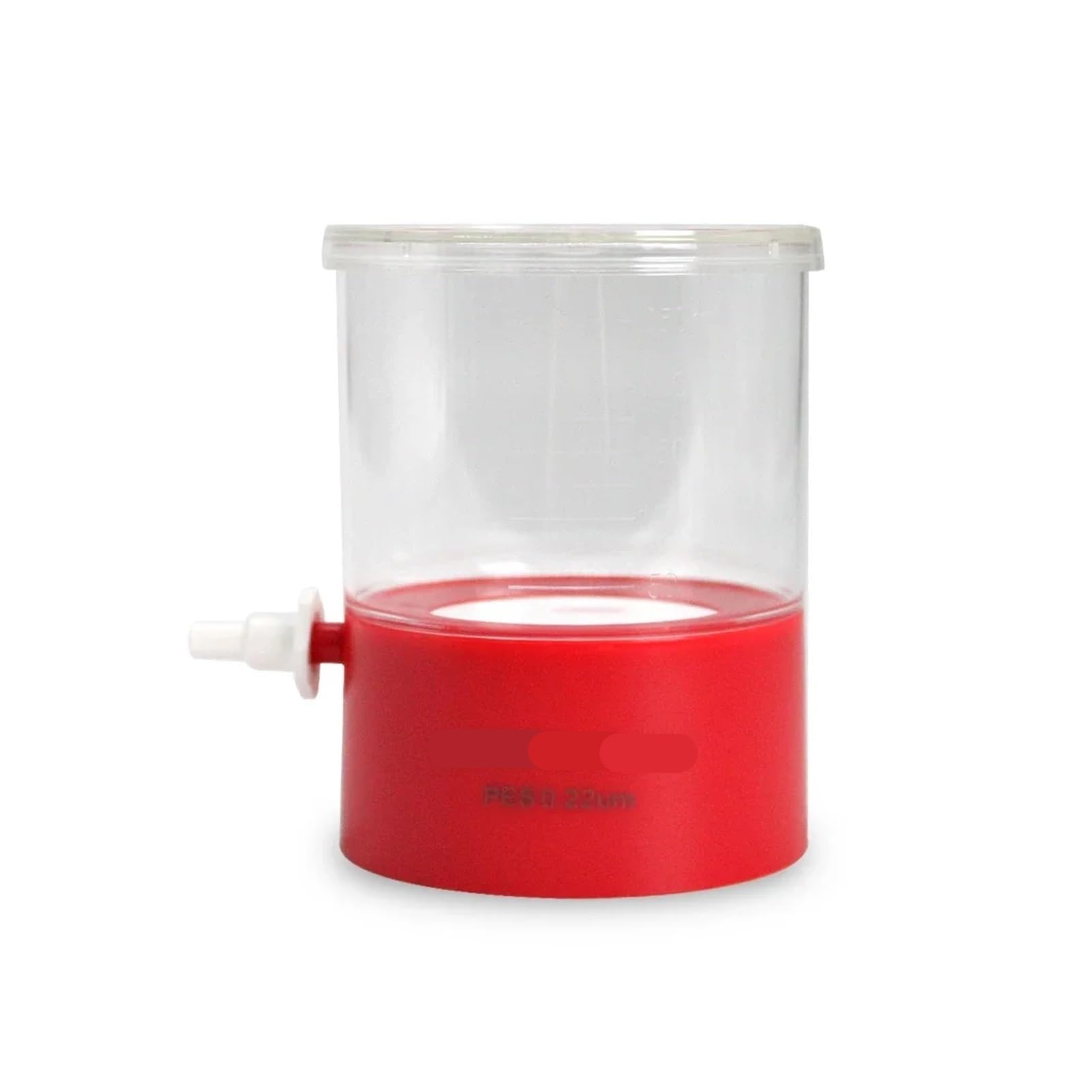 filtración al vacío con tapón de botella estéril Filtro de vacío superior con dispositivo de filtración estéril for botella, membrana PES de 0,22 µm(0.22um 500ml)
