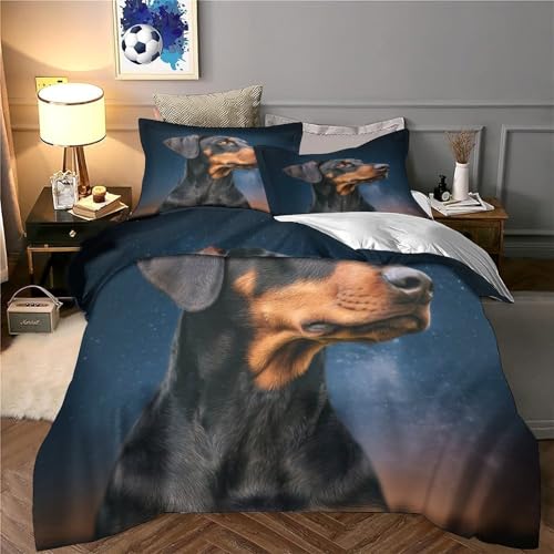 Housse de couette dinosaure 3D ultra douce et résistante avec fermeture éclair