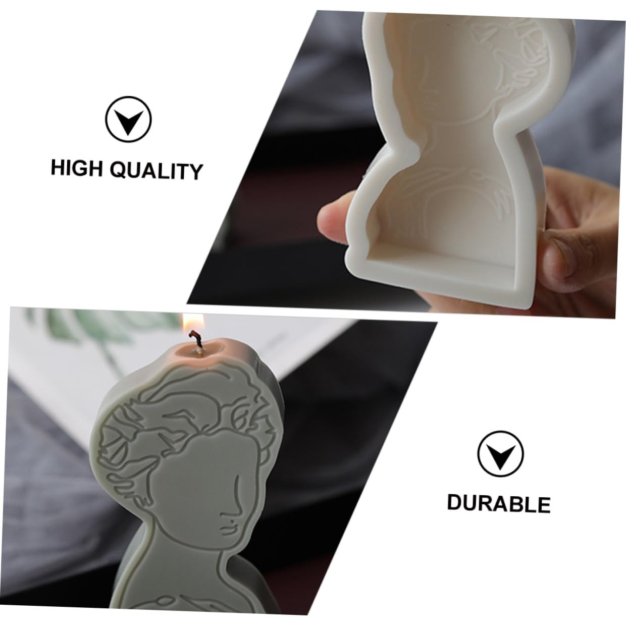 ARTIBETTER 3 Moldes Para Galletas Moldes Para Jabón Hechos A Mano Moldes Para Pasteles Moldes De Silicona Para Velas Moldes Para Retratos Moldes Para Hacer Jabón Moldes Para