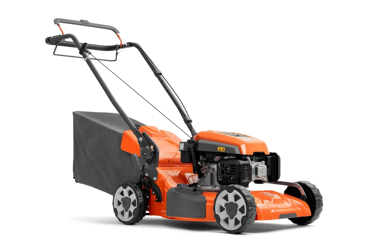 Husqvarna LC 151S Tondeuse à essence Autopropulseur, Boîtier en acier, Largeur de coupe 51 cm, 166 cm³, 2,​7 kW, 65 L Panier
