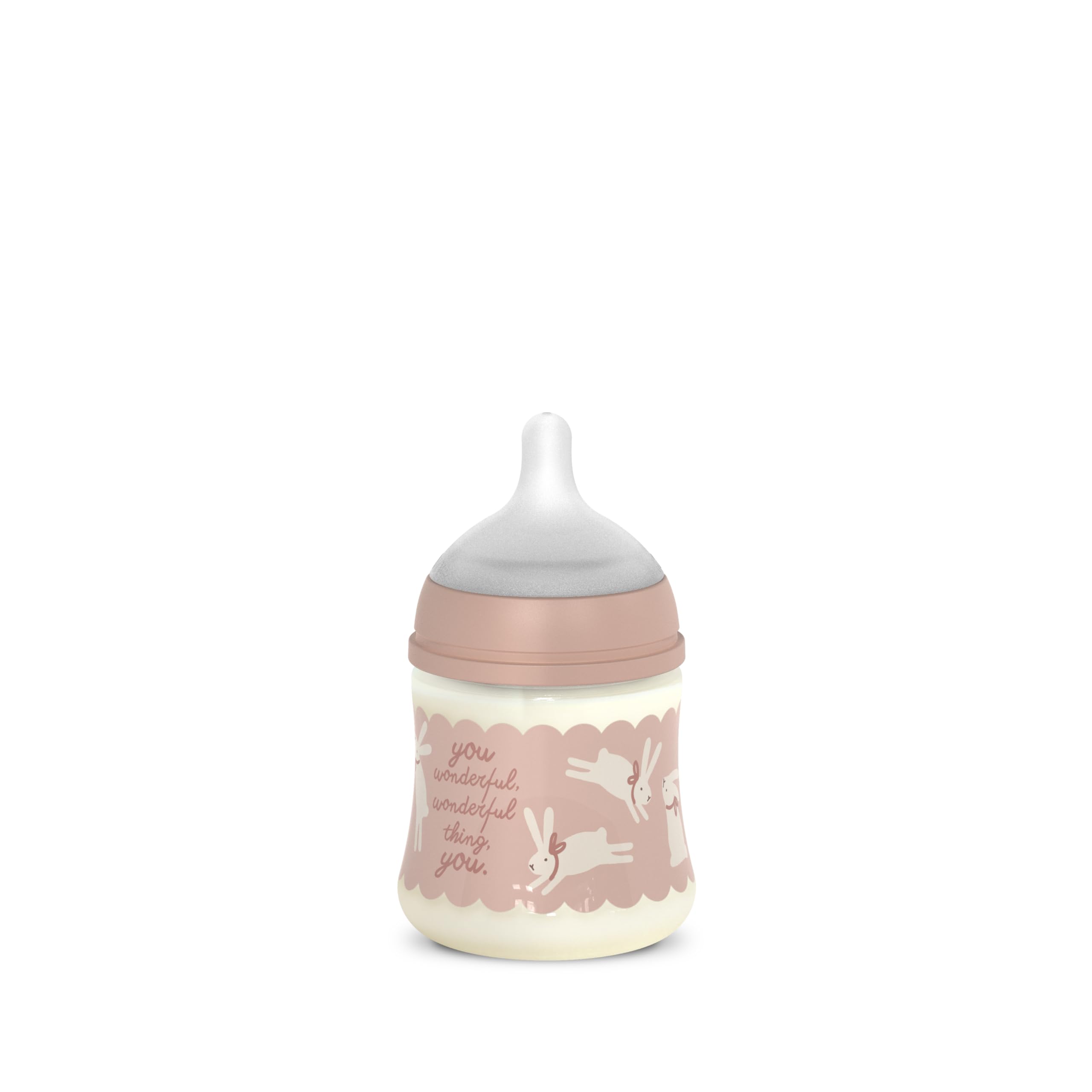 Suavinex, Biberón 360 ml, con Tetina Fisiológica SX Pro de Silicona, con válvula Anticólico, de Flujo Denso (L), para Líquidos Densos, Apto Papillas Líquidas. Bebés +6 Meses. Wonder, Flores, Rosa — view 18
