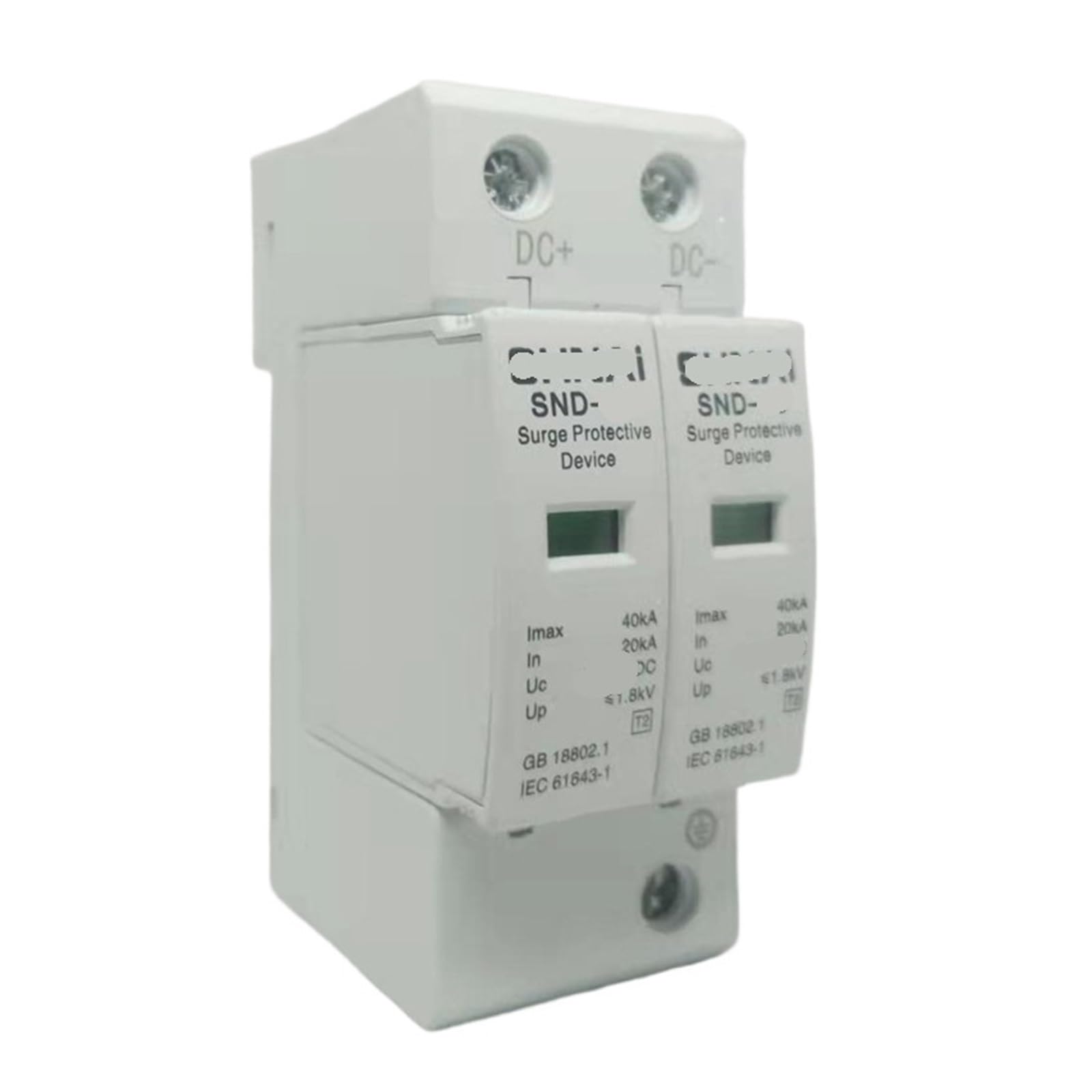 Parafoudre d'alimentation CC 2P SPD protection surtension 110V 220V pour tableau