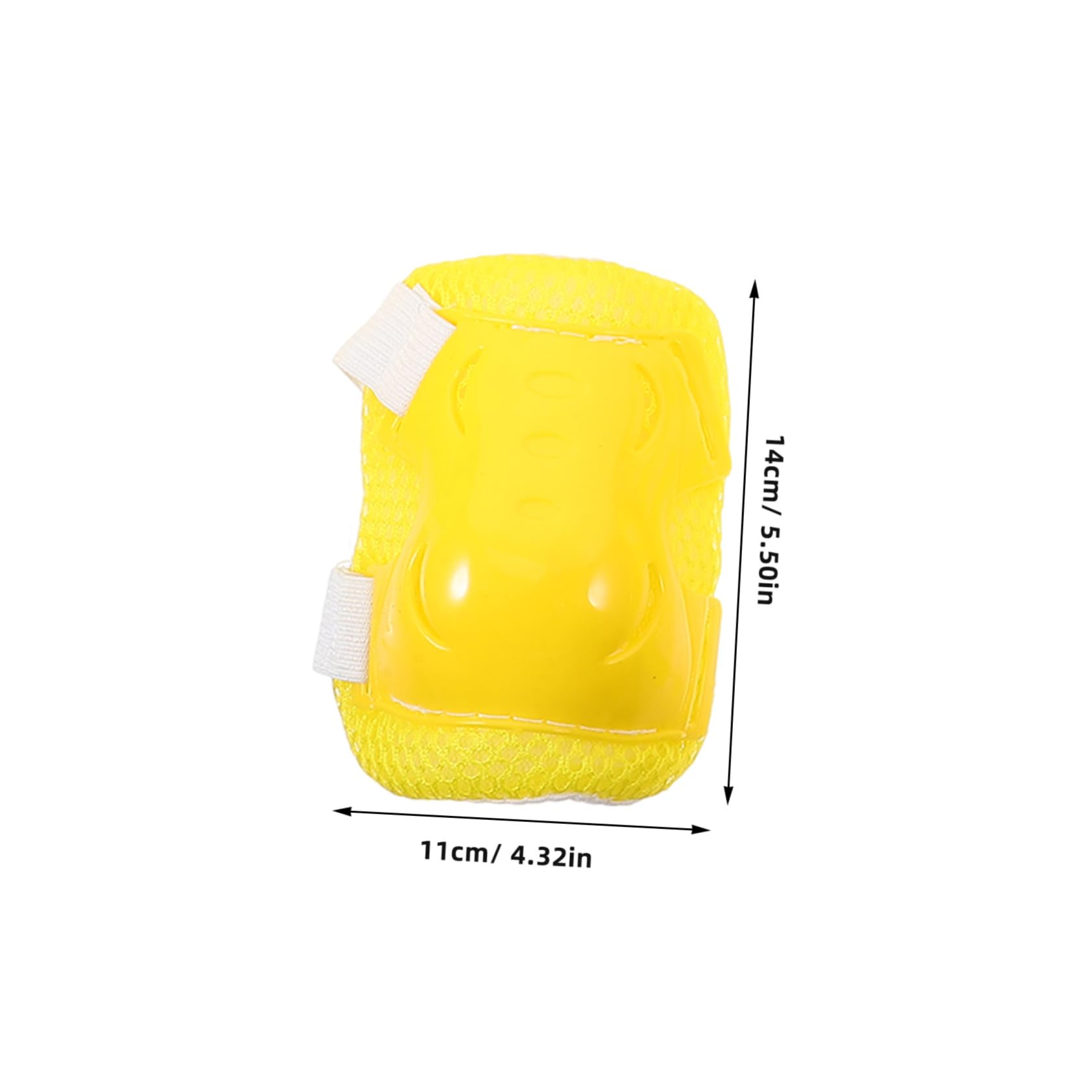 Balacoo 6Pcs Protective Gear Yellow Knee Pads Elbow Pads Wrist Guards for Skateboarding Cycling Outdoor Sports Comfortable Stylish Safety Pads