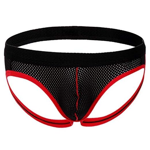 Arjen Kroos Herrunderkläder Jockstrap med låg midja Sportunderkläder sexig nät snabbtorkande Strängar Stringtrosor Atletiska Supporters