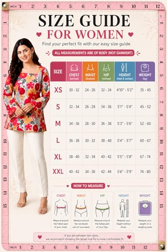 Image of SONISHA Women's Rayon Floral Print Short Kurti for Women Elegance Square Neck, Long Sleeves with Style Criss Cross Back Kurti, Top for Office Wear, Casual, Outdoor