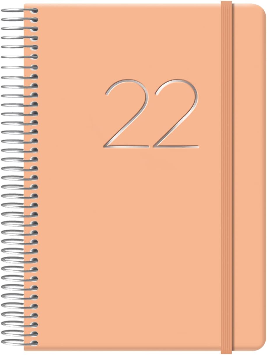 Dohe - Gloss Diary - Day Page - 12.5 x 18 cm - Peach