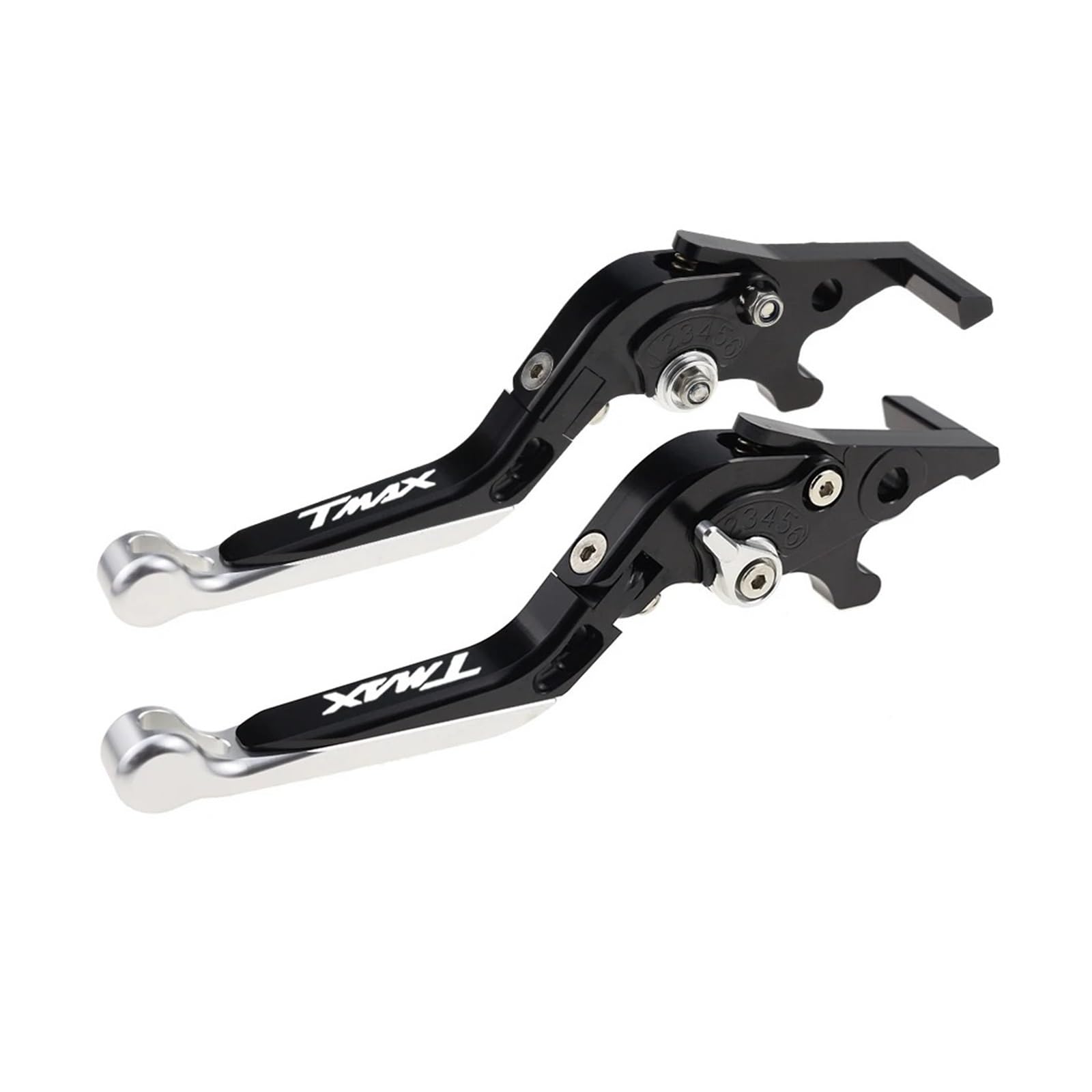 Yxbswbjd 09 Aluminum Alloy Folding Brake Lever For Tmax500 Motorcycle Folding Extendable Brake Clutch Levers